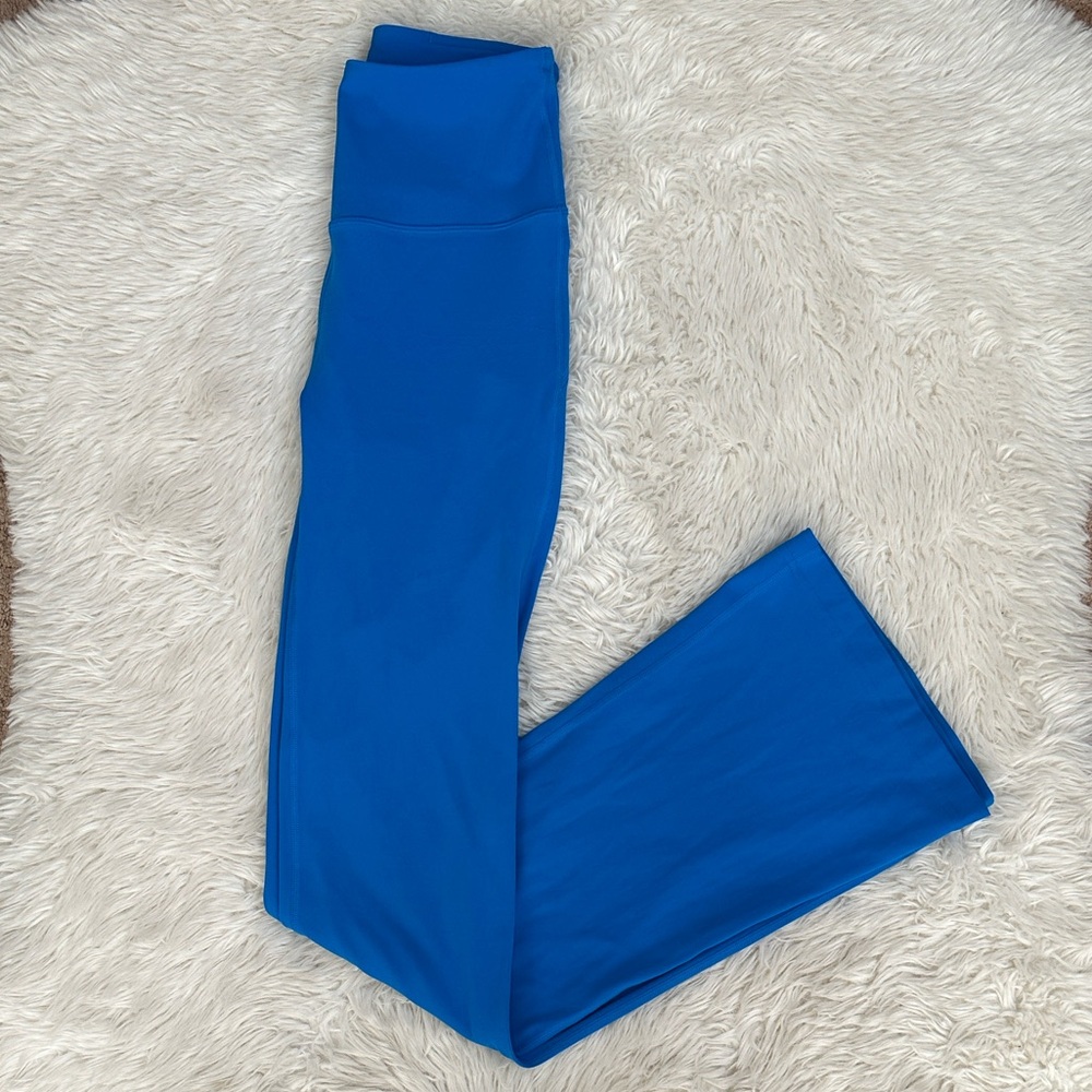 lululemon athletica pool side blue align flare leggings